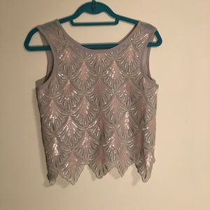 Pastel Sequin blouse